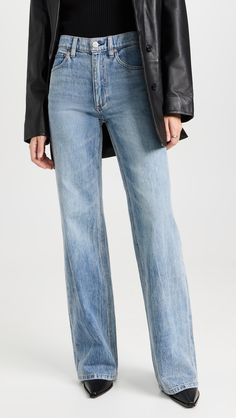 Fast Free Shipping & Free Returns on alice + olivia Weezy Full Length Jeans at Shopbop. Shop new arrivals from alice + olivia at Shopbop.com Women Classic Jeans, Teouser Jeans, High Rise Ankle Length Jeans, Straight Leg Women Jeans, Modern Straight Leg Jeans, Straight Leg Jeans Casual, Stride Jeans, Jeans Straight High Waist, Long Flare Jeans