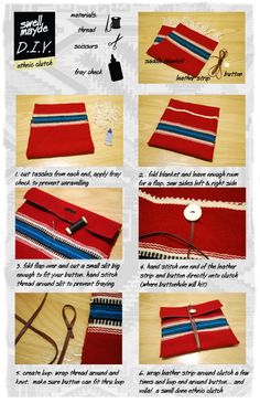 instructions to make a zipper pouch