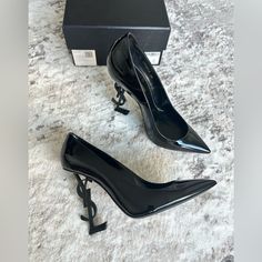 Made In Italy No Defects Worn Only Once. Have Original Box And Manufacture Certificate. Yves Saint Laurent Wedding Shoes, Ysl Heel Dream, Saint Laurent Fur Heels, Ysl Opyum Heel Black, Saint Laurent Pumps, Yves Saint Laurent Fashion, Saint Laurent Black Heels, Saint Laurent Fashion, Ysl Heels