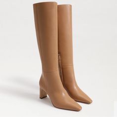 Women’s Sam Edelman Sylvia Knee High Boot Lux Tan Leather Size 7 Brand New, Never Worn. Purchased Winter Of 23-24 And I Didn’t End Up Wearing Them. I Like Them But Open To Selling, Perfect Neutral Boots! Sold Out All Items Come From A Clean, Professional Household. Cheers! Closet Outfits, Neutral Boots, Wide Calf Knee High Boots, Timeless Boots, Sleek Dress, Fun Clothes, Japan Trip, Tan Boots, Tall Boot