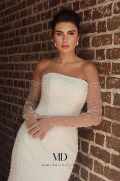 D4182 by Essense Of Australia, classy wedding, bridal gowns, timeless wedding dress, satin dresses, fully beaded wedding dress, sparkly wedding dress, mermaid wedding gown, unique wedding dress, pearl wedding dress, black-tie wedding, unique wedding dress, glamorous wedding dress,strapless wedding dress, Madeleine's Daughter Bridal, Portsmouth NH