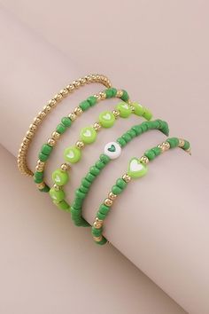 Anting Manik, Clay Bead Necklace, Homemade Bracelets, Ideas Decoracion, Making Bracelets