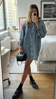 Outfit Inspo Fall, Looks Style, Mode Inspiration, Fall Winter Outfits, Outfits Casuales, Denim Shirt, Spring Summer Fashion, Autumn Winter Fashion, Fashion Inspo Outfits