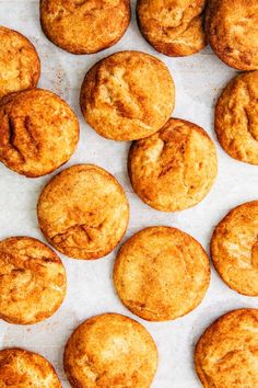 freshly baked muffins on a baking sheet ready to be eaten for breakfast or dessert