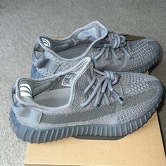 Brand New In Packaging Women Yeezy, Addidas Yeezy, Grey Yeezy, Red Bottom Shoes, Adidas Yeezy 350, Yeezy Boost 350 V2, Yeezy 350, 350 V2, Yeezy Boost 350