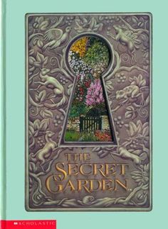 the secret garden book cover with an open keyhole