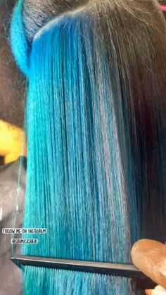 Baby Blue haircolor 🐬���💙using blonde solutions on 4b natural hair silkpress by @shamicashair in 2022 | Diy hair color, Hair styles, Dyed hair Hair Styles Dyed, Color Hair Styles, Blonde And Blue Hair, 4b Natural Hair, Blue Ombre Hair