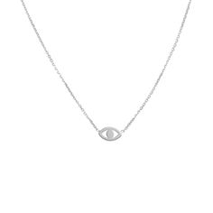 Plain Evil Eye Adjustable Chain Necklace Real 14K White Gold Up to 18" * Metal: Real 14K White Gold (Properly Stamped, 14K) * Condition : Brand New * Finish : Polished * Avg Weight : 1.70 grams * Length : Up to 18" * Clasp/Bail : Lobster Lock All of our items are brand new and are shipped with a gift box. Last Minute Gifts, Evil Eye, Chain Necklace, Gift Box, Accessory Gift, Handmade Items, Jewelry Necklaces, White Gold, Electronic Accessories