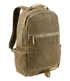 Waxed Canvas Travel Backpack | Travel Backpacks at L.L.Bean Llbean Back Pack, Affordable Functional Standard Backpack, Cheap Cotton Canvas Softback Bag, Llbean Purse, Rugged Backpack With Canvas Lining For Everyday Use, Rugged Everyday Backpack With Canvas Lining, Rugged Canvas Backpack For Everyday, Rugged Canvas Backpack, Waxed Canvas Backpack