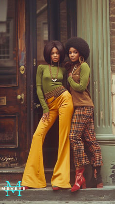 70s Urban Fashion, 1980s Outfits Black Women, 70s And 80s Outfits, 70s Jazz Aesthetic, Chic 70s Outfits, 70s Funk Outfit, 70s Party Outfits Black Women, 1973 Outfits, 1960s Black Women Fashion