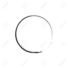 a black and white drawing of a circle on a white background stock photo - 9579