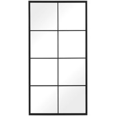 a black and white window with four panes