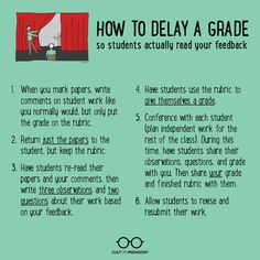 a poster with instructions on how to delay a grade 5 student's actually read your textbook