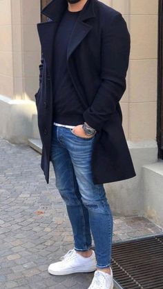 Mens Winter Fashion Outfits, Men Stylish Dress, Crazy Things