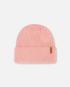 Our Mid-Season Knit Hat Pink is a must-have! Made for chilly days that aren't super cold, this beanie hat features a classic silhouette with a ribbed stitch texture, a cuffed hem, and a small logo label. Team it with a matching jacket for a cool, coordinated look. Cuffed hat Ribbed stitch Logo label at the cuff 58% Acrylic, 15% Nylon, 27% PBT Fits true to size From 2 years to 14 years Pink Casual Beanie Cap, Casual Pink Beanie One Size, Casual Warm Pink Beanie, Casual Pink Beanie, Pink Soft Knit Beanie For Cold Weather, Casual Pink Soft Knit Hat, Pink Knitted Casual Hat, Pink Casual Beanie For Fall, Casual Pink Beanie For Fall