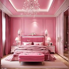 Pink Bedroom Ideas for a Stylish Makeover Barbie House Furniture, Barbie House, Pink Decor