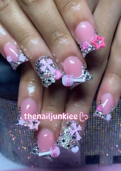 Acrylic Toe Nails, Diy Acrylic Nails, School Nails