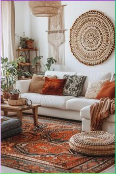 Boho Cushions Living Room, Boho Scandinavian Living Room, Scandi Boho Living Room, Boho Decor Style, Boho Chic Interior Design, Boho Style Living, Colorful Cushions, Boho Style Interior, Boho Living Room Ideas