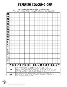 the mickey mouse coloring grid is shown in this printable worksheet for kids