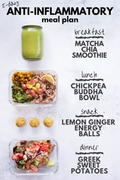 Alkaline Meal Plan For Beginners, Easy Inflammation Diet Recipes, Anti Inflammation Matcha, Easy Gut Health Meal Plan, Anti Inflammation Seasoning, Holistic Nutrition Meal Plan, Anti Inflammation Tofu Recipes, Anti Inflammation Dressing Recipes, Plant Based Anti Inflammation Recipes