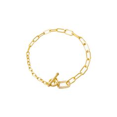 Gold Pave Accented Toggle Multi Chain Bracelet - Adina's Jewels Multi Chain Bracelet, Diamond Anklet, Bracelets Fashion, Gold Link Bracelet, Bold Rings, Gold Link, Gold Bracelet Chain, Anklet Bracelet, Shop Engagement Rings