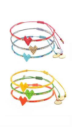 Crochet Cuff Bracelet, Seed Bead Patterns Free, Heart Bracelets, Japanese Beads, Miyuki Bracelet, Pop Color, Native Beadwork, Seed Bead Patterns, Heart Hoop Earrings