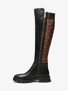 Mk Boots, Mk Shoes, Michael Kors Boots, Big Girl Fashion, Knee Boot, Michael Kors Collection, Comfortable Boots, Tapered Jeans, Big Apple