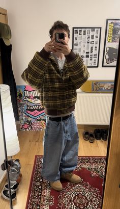 Timbs Outfit Men, Timbs Outfit, Men Streetwear Fashion, Fits Inspiration, Inspo Fits, Streetwear 90s, Street Fashion Men Streetwear, Mens Outfit Inspiration, Streetwear Aesthetic