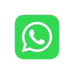 the whatsapp icon is shown in white on a green square button with an arrow pointing