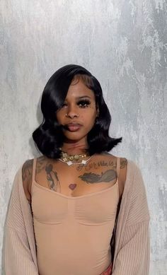 Bob For Prom, Wig Hairstyles Ideas Black Women Short, Curled Bob Wig, Curly Side Part Bob, Curly Bob Hairstyles For Black Women, Sew In Hairstyles For Black Women, Curled Bob