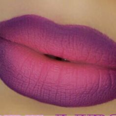 (2) Pink Purple Matte Highly Pigmented Waterproof No Smudge Color May Differ A Little Due To Lighting* Message Me For Video Of Colors Matte Pink Lips, Purple Ombre Lips, Purple Lipstick Makeup, Bold Lipstick Makeup, Lipstick Combo, Ombré Lips, Bold Lip Makeup, Ombre Lipstick, Bright Pink Lips