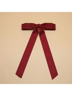 Burgundy  Collar  ポリエステル   Embellished Hair Bows For Girls, Large Hair Bows, Bows For Girls, Girls Clips, Girl Hair Bows, Latest Hairstyles, Girls Bows, Kids Beachwear, Hair Accessories For Women