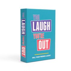 a book cover that says you laugh, laugh and laugh on the inside of it