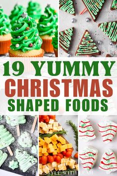 the top ten yummy christmas shaped foods