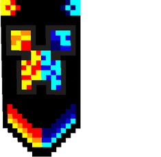 an old school pixel art logo with the letter m in it's middle and bottom corner