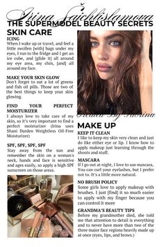 Irina Shayk Skin Care Make Up | Supermodel Beauty Secrets Glow-Up | Victoria's Secret Angel   Supermodel and Victoria's Secret Angel Irina Shayk on what her favourite skincare routine is. Celebrity make-up, skincare, hair care and beauty routine.  #irinashayk #supermodel #supermodelbeautysecrets #beautytips #beautysecrets #skincare #skincaretips #skincareproducts #glowup #sleep #sleepglowup #diyfacemask  #morningroutine #clearskin #dryskin #skintexture #skinconcerns #brown #darkbrown #brownaesthetic   Created by Sabrina. 🤎  Much love! 👜 For credit/removal DM. For reposting CREDITS. Victorias Secret Supermodels, Vogue Beauty Secrets, Celebrity Make Up, Victoria Secret Hair