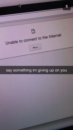 an image of someones computer screen with the text unable to connect to the internet