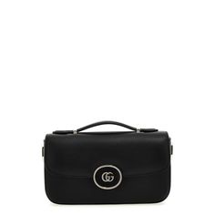 'Mini Petite Gg' Leather Handbag With Snap Padlock Closure, Front Logo Appliqu, Top Handle, Adjustable And Removable Shoulder Strap. Color: Black Size & Fit: W 21 X H 10 X D 5 Cm Composition: 100% Leather Made In: Italy Sku: Jul-739722aabsg1000 Welcome To The Official Luosophy Poshmark Closet! Luosophy Is A Luxury Brand Reselling Company Founded In San Diego, Ca From 2016. All Our Products Are Imported From Italy And Sold In The Usa. We Do Our Best To Provide High Fashion, Luxury Items At Afford Gucci Top Handle Bag With Branded Hardware, Gucci Top Handle Bag With Logo, Gucci Rectangular Satchel For Evening, Rectangular Gucci Satchel For Evening, Gucci Rectangular Evening Satchel, Gucci Crossbody Satchel For Formal Occasions, Gucci Formal Crossbody Satchel, Gucci Satchel With Detachable Strap For Evening, Gucci Satchel With Gold-tone Hardware For Evening