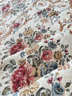 Romantic Floral woven Antique style fabric,  upholstery fabric- non stretch fabric FABRIC DIMENSIONS: Width 56 inches (143 cm, 1.4 meters) length 36 inches (91 cm, 0,91 meters) Weight: 19.40 oz (550 gr = 1 yard ) USAGE AREAS: - Upholstery, seat cover - Curtain - Pillow, Cushion - Decoration Projects - Diy projects - non stretch fabric - OEKO-TEX®️ certified - Machine Washable. %50 cotton %50 Polyester If you order more than 1 item of the same fabric( 3 * 1 yard for example), the fabric will be s French Upholstery Fabric, Old Style, Chair Fabric, Sofa Chair, Antique Style, Seat Cover, Decor Project, Fabric By The Yard, Upholstery Fabric