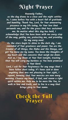 manifestation prayer law of attraction Night Time Prayers Spiritual Inspiration, Powerful Night Prayers, Nightly Prayer For Women, Evening Prayers Inspiration, Night Prayers Bedtime, Good Night Prayer Before Sleep, Prayer For Night, Good Night Prayers And Blessings, Prayer For The Night