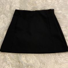 Zara Skirt Size M Brand New With Tags Color Black Measurements In The Pictures Long 15” Waist 29” (C3) Cheap Chic Zara Mini Skirt, High Waist Black Skort With Lined Skirt, High Waist Black Lined Skort, Black Short Lined Skirt, Zara High-waist Lined Skort, Zara Black Pencil Skirt, Zara High Waist Lined Skort, Casual Black Skort By Zara, Zara Stretch Skort With Lined Skirt