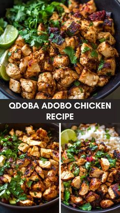 Make Qdoba’s flavorful Adobo Chicken at home with this recipe, featuring tender chicken marinated in smoky, spiced adobo sauce for a perfect meal. Qdoba Chicken Recipe Copycat, Adobo Seasoning Chicken, Qdoba Chicken Recipe, Qdoba Chicken, Chicken Bulgogi Recipe, Chicken Adobo Recipe, Chicken Bulgogi