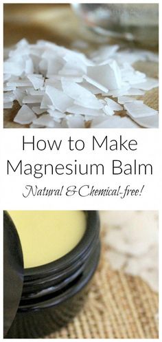 Magnesium Balm, Plant Butter, Balm Recipe, Healing Salves