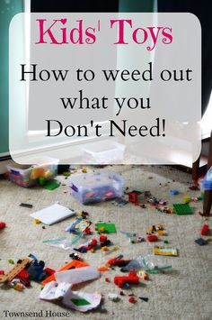 Townsend House: Kids Toys - How to Weed out what you don't Need Toy Storage Playroom, Kids Toy Storage Ideas, 31 Days Challenge, Small Home Organization, Storage Playroom, Clean And Organized Home, Creativity For Kids, Toy Storage Ideas