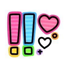 the word love is written in different colors with hearts and arrows around it on a white background