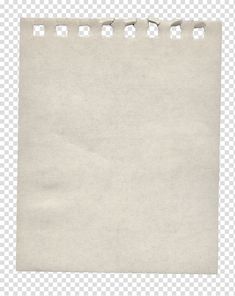 an old torn piece of paper with holes in it on a transparent background png clipart