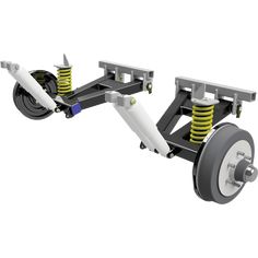 an image of a vehicle with wheels and suspensions