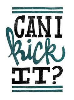 the words can i kick it? written in green, red and black ink on a zebra print background