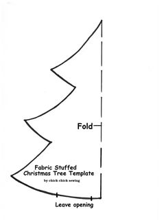 a christmas tree is shown with the words fold