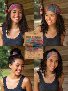 Full Boho Bandeau® Headband - Multi Patchwork-view 1 Hippie Hair Scarf Head Wraps, Boho Headband Hairstyles, Boho Bandeau, Headband Wrap, Natural Boho, Hippie Hair, Hair Accessories Boho, Effortless Outfit, Casual Hairstyles